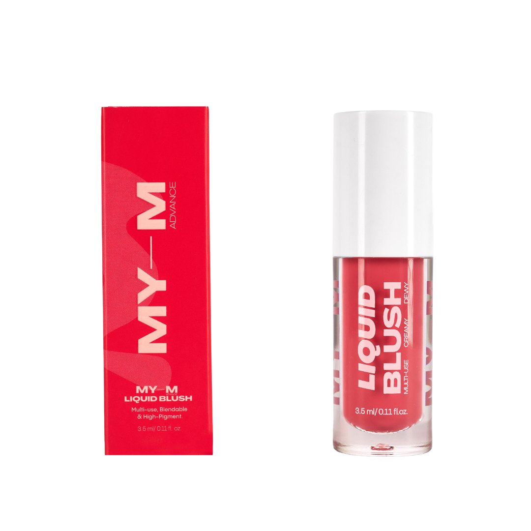 MY M Liquid Blush with red packaging