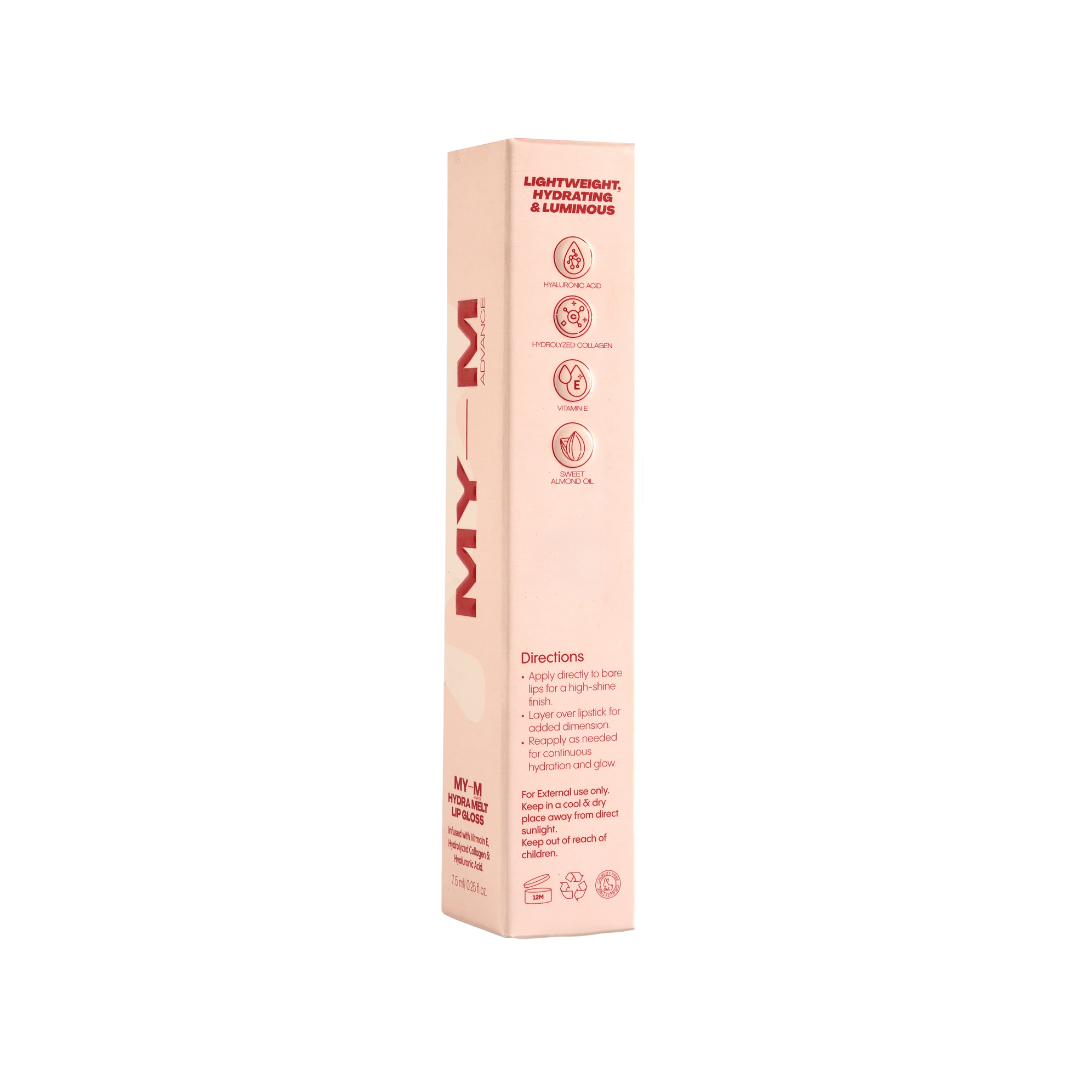 MY-M-ADVANCE Pink box with text and branding