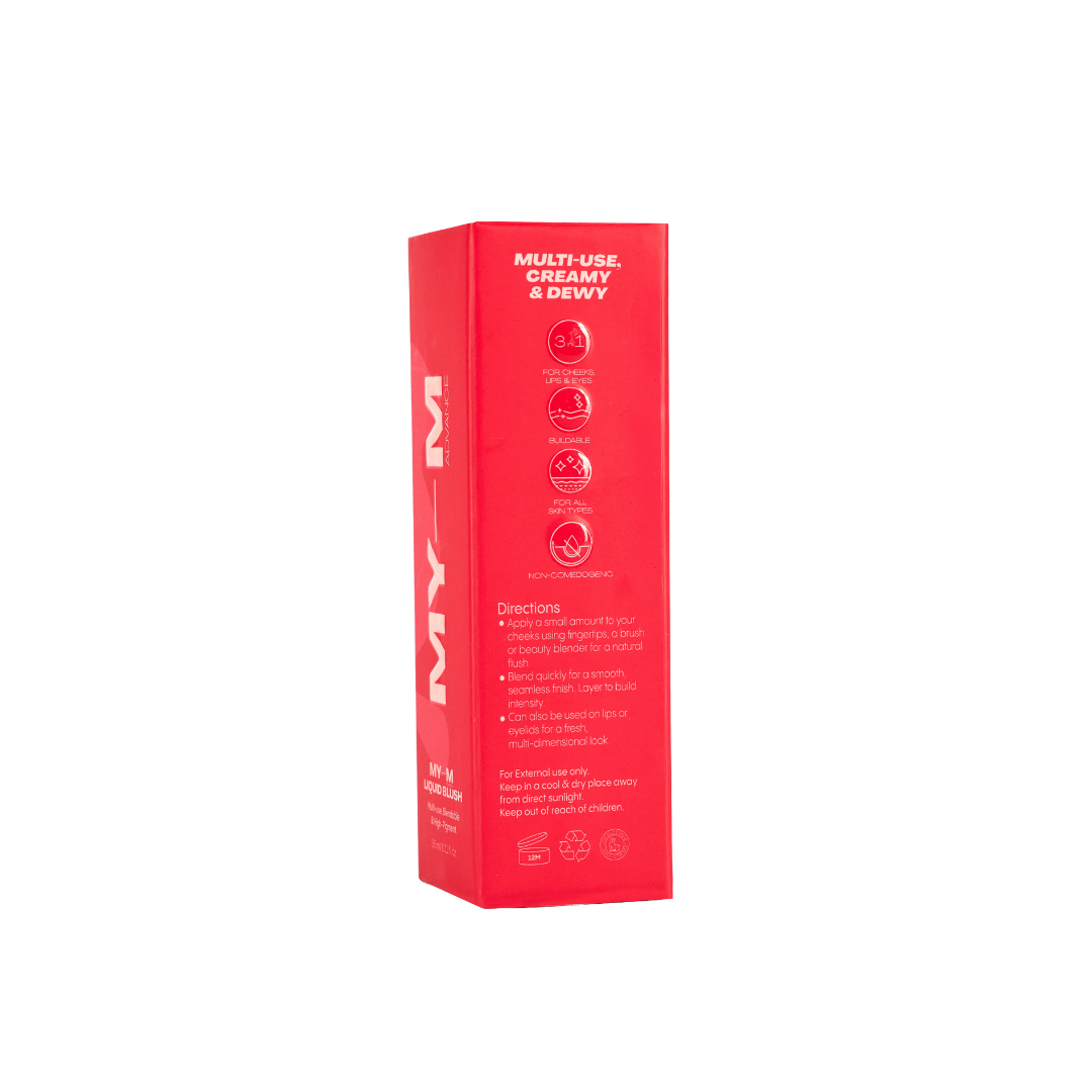 MY-M-ADVANCE Red box with white text