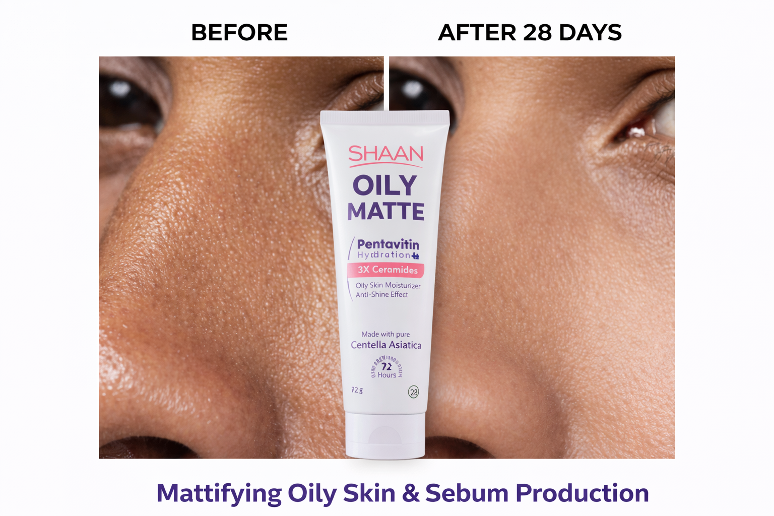 Shaan Oily Matte Cream-Gel 60 gm