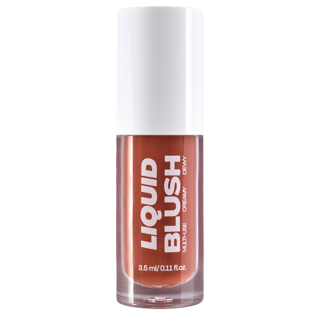 MY-M-ADVANCE Liquid blush bottle with white cap and brown liquid