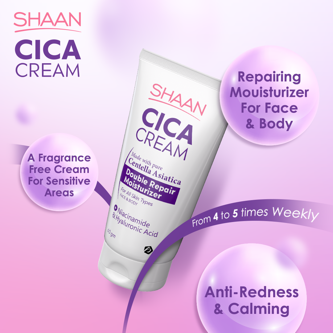 Shaan Cica Cream packaging with product details
