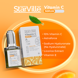 Starville Vitamin C Serum 30 ml – The Secret to Firm, Even-Toned, and Radiant Skin
