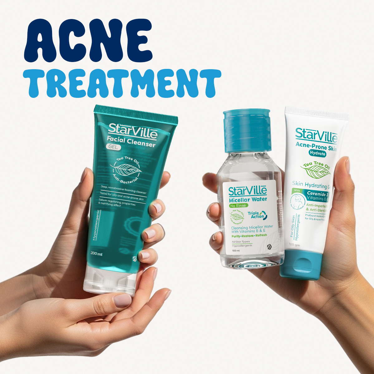 Starville Acne Prone Skin Facial Cleanser: The Perfect Solution for Clear, Acne-Free Skin