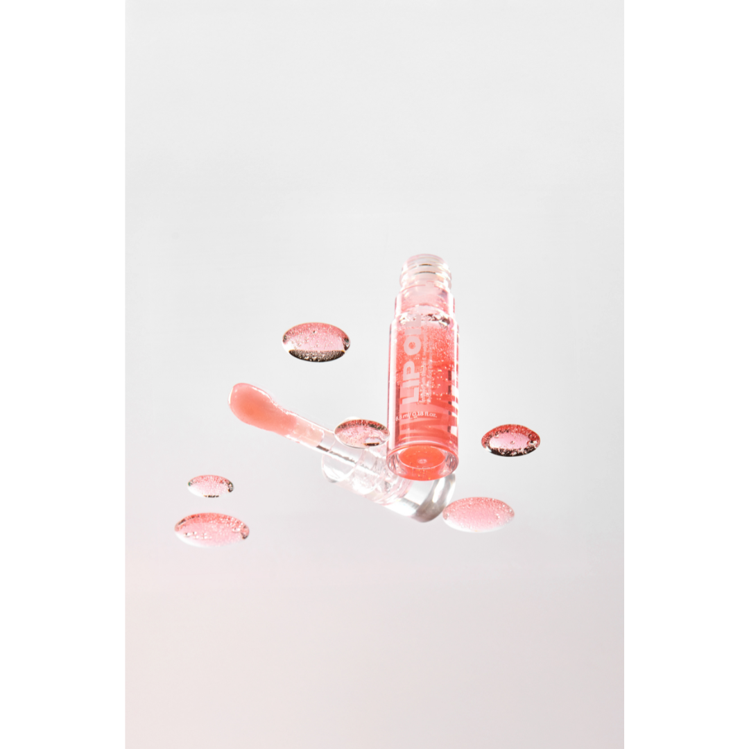 MY-M-ADVANCE Pink lip gloss with applicator 