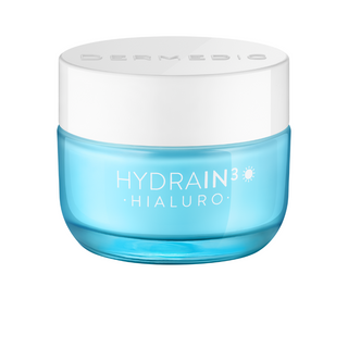 Dermedic Blue jar of skincare product with white lid 