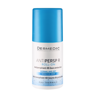 Dermedic anti-perspirant roll-on bottle 