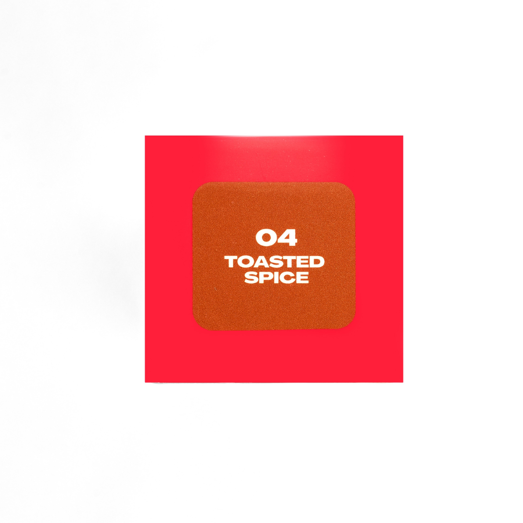 MY-M-ADVANCE Product labeled '04 Toasted Spice' 