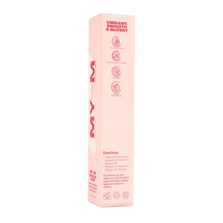 MY-M-ADVANCE Pink box with text and icons 