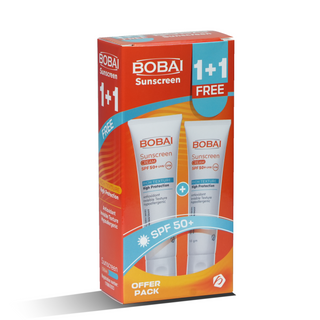 Bobai Sunscreen cream bundle packaging