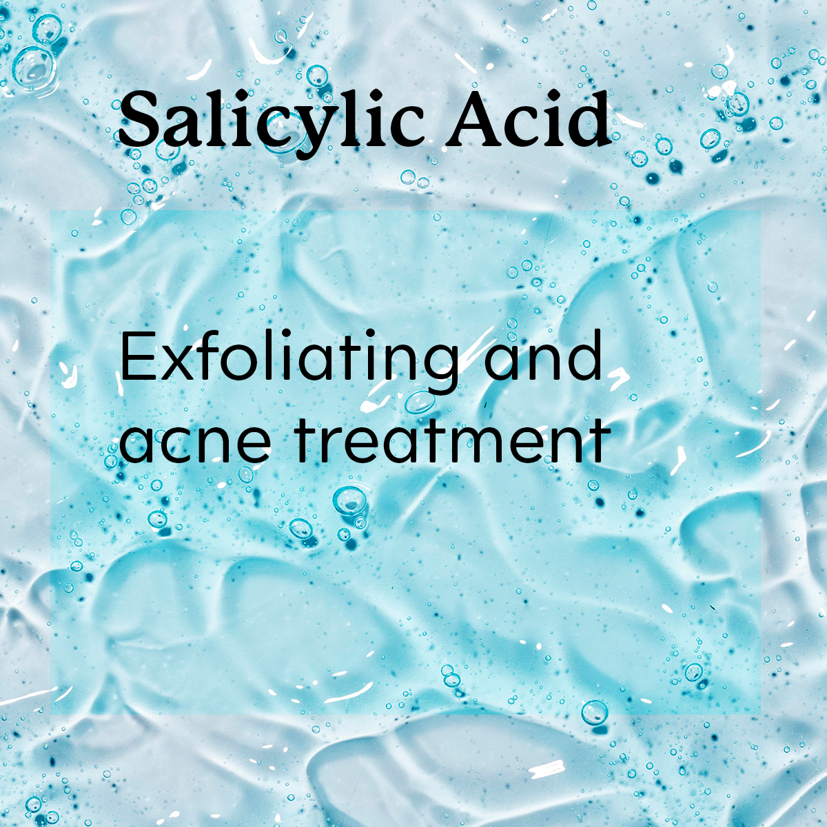 Salicylic acid exfoliating and acne treatment solution