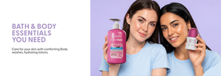 Shaan body wash tulip rose, and Starville roll-on light pink, 'a curated beauty & care destination.'
