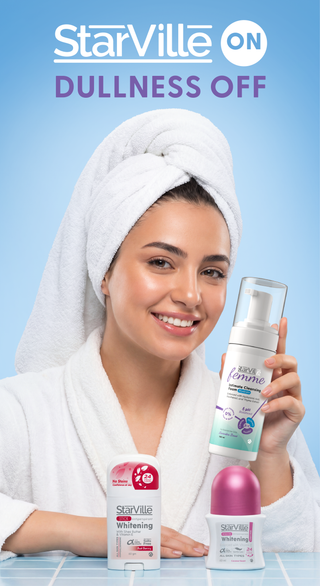 StarVille skincare products: 'StarVille on, dullness off.'