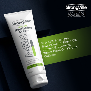StrongVille Men's Nourishing Cream  with product details.