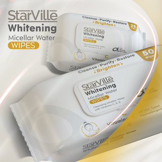 StarVille Whitening Micellar Water Wipes 50