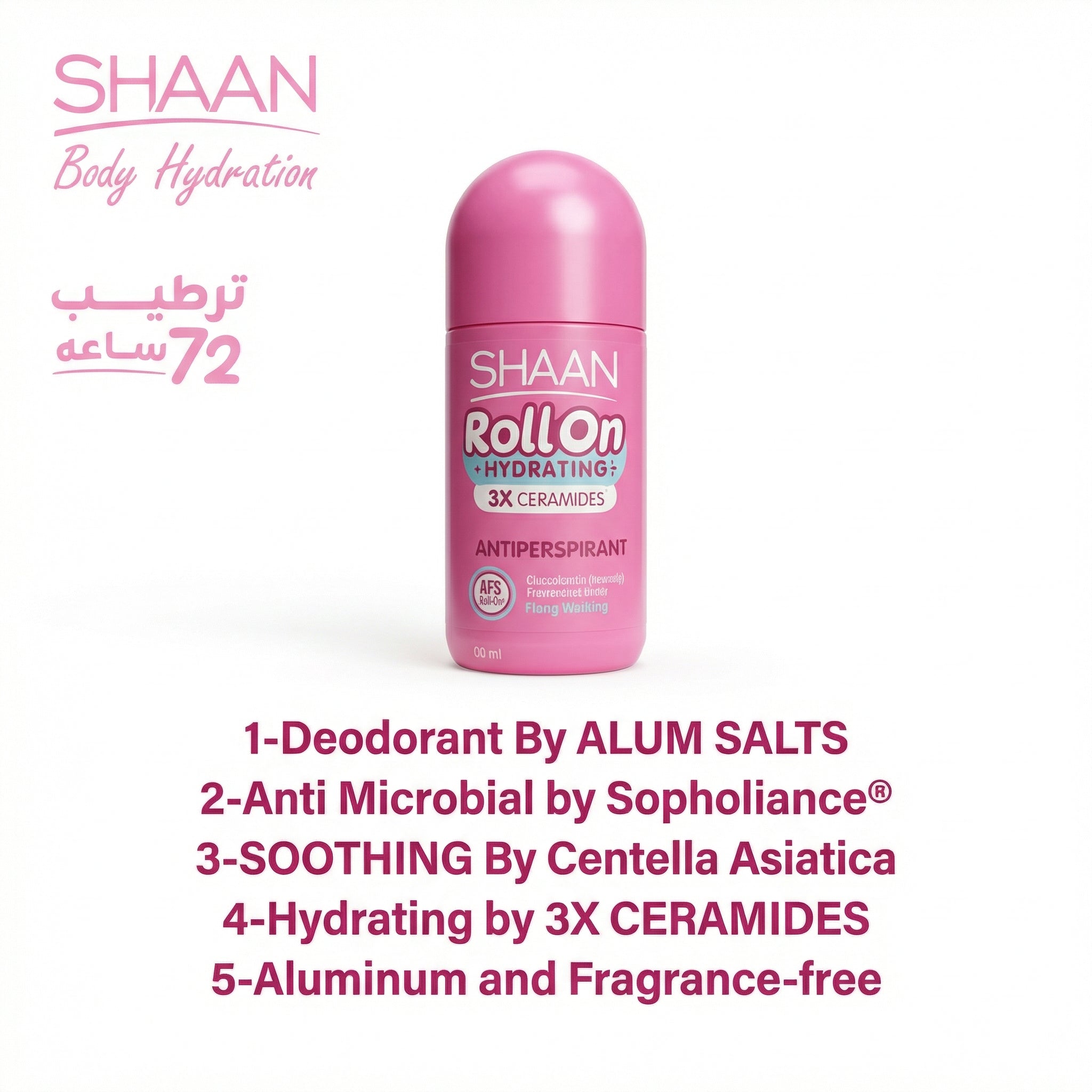 Shaan Hydrating Roll on Fragrance Free 60ml