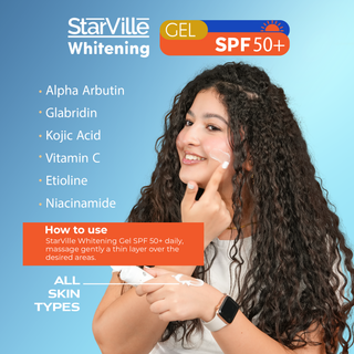 StarVille Whitening Gel SPF 50 60gm