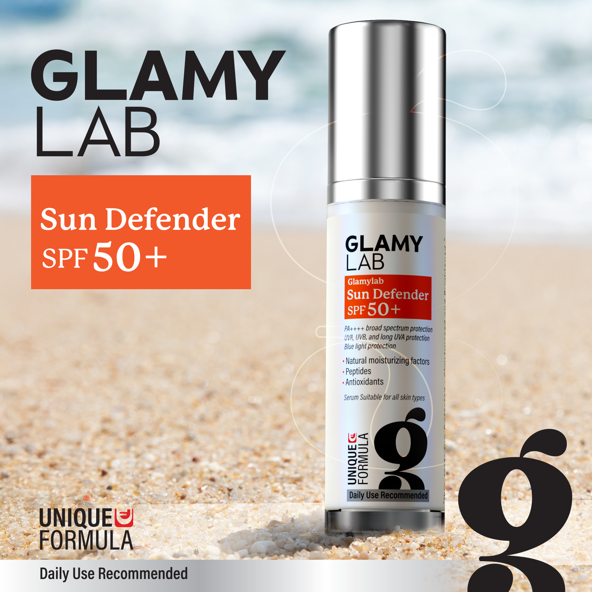 GLAMY LAB Sun Defender SPF 50+