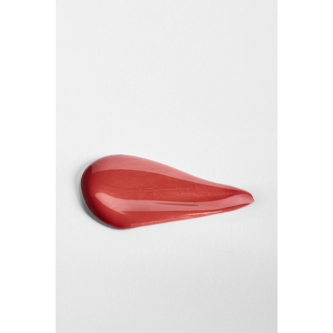 MY-M-ADVANCE Red wooden teardrop-shaped object 