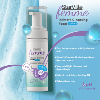 StarVille Femme Intimate Cleansing Foam Hydrate 150 ml