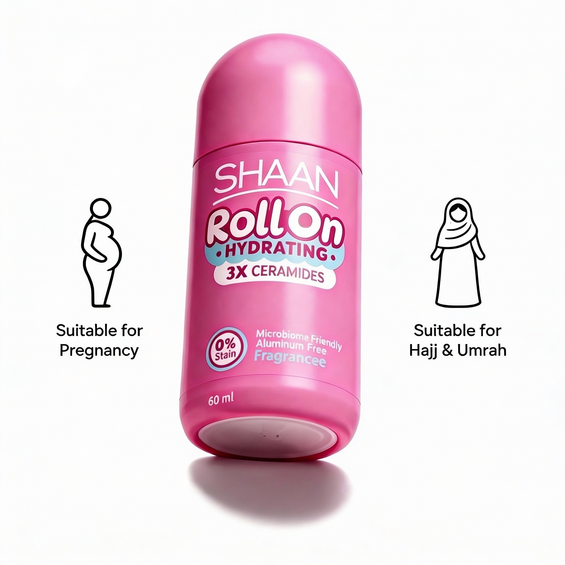 Shaan Hydrating Roll on Fragrance Free 60ml