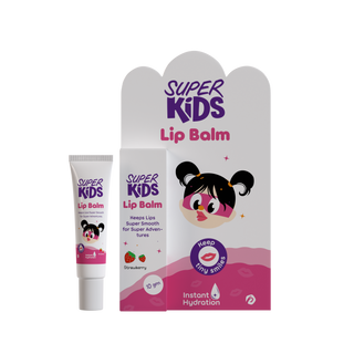 Super Kids lip balm with packaging 