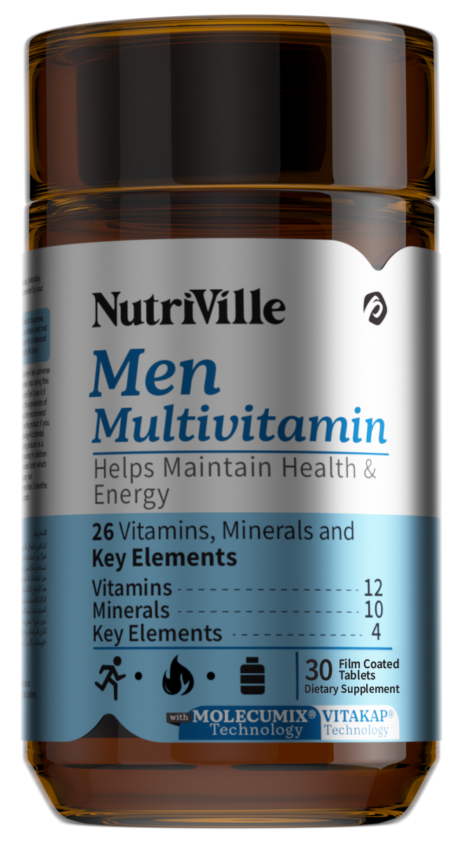 NutriVille Men Multivitamin bottle 