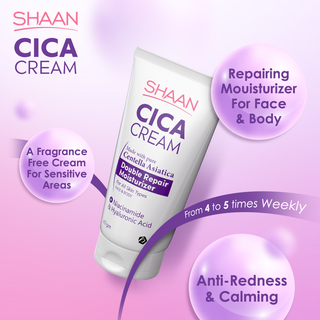 Shaan Cica Cream packaging with product details 