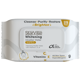 StarVille Whitening Micellar Water wipes 25 packaging 