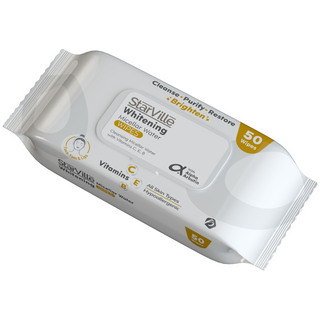 Starville Whitening Micellar Water wipes 50 packaging 