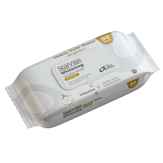 Starville Whitening Micellar Water wipes 50 packaging 