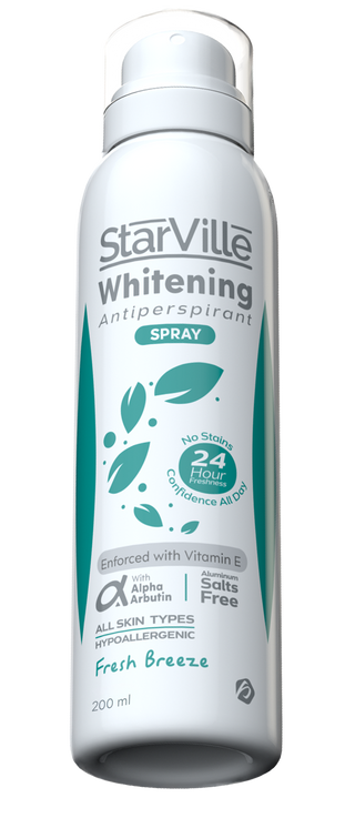 Starville Whitening Antiperspirant Spray 
