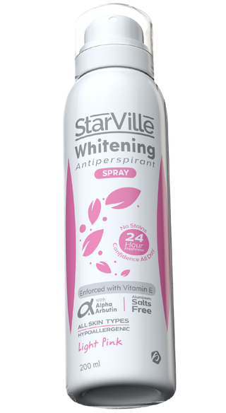 StarVille Whitening Antiperspirant Spray bottle 