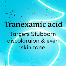 Advertisement for tranexamic acid from glamy lab