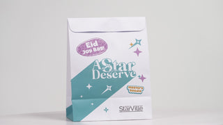 Starville Products packaging with 'Eid Bag' and 'A Star Deserve' 