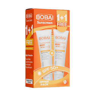 Bobai Sunscreen lotion bundle  packaging 