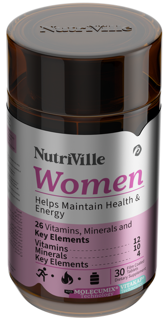 Nutriville Women's multivitamin bottle 