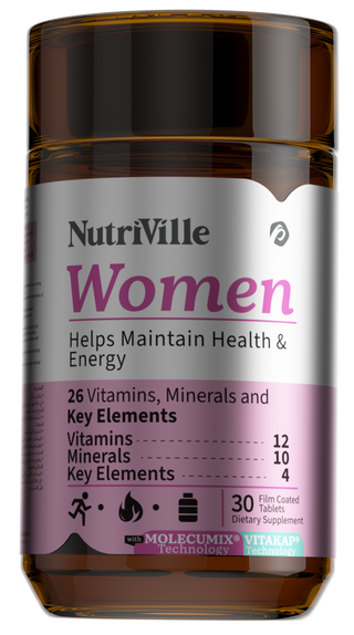 Nutriville Women's multivitamin bottle 