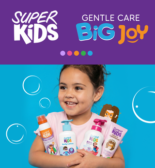  Super Kids products 'Gentle Care Big Joy'