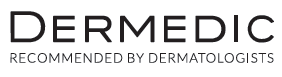 Dermedic logo 'Recommended by Dermatologists' 