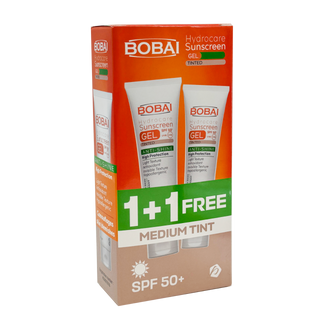 Bobai Hydrcare Sunscreen tinted Gel bundle packaging 