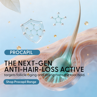 Advertisement for Procapil anti-hair loss product 