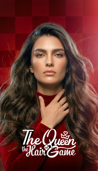 Clary, a woman with wavy hair 'The Queen of the Hair Game.'
