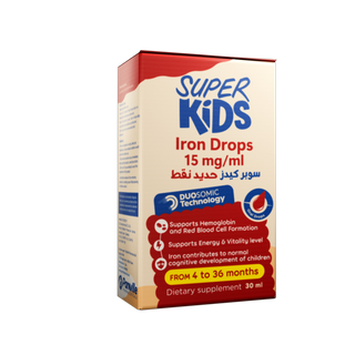 Super Kids Iron Drops packaging 
