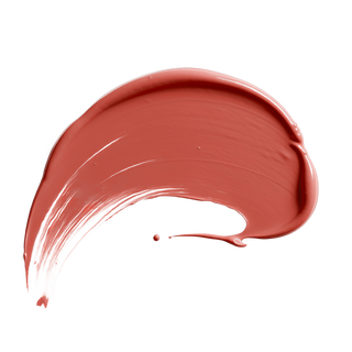 Nude-colored lipstick swatch 