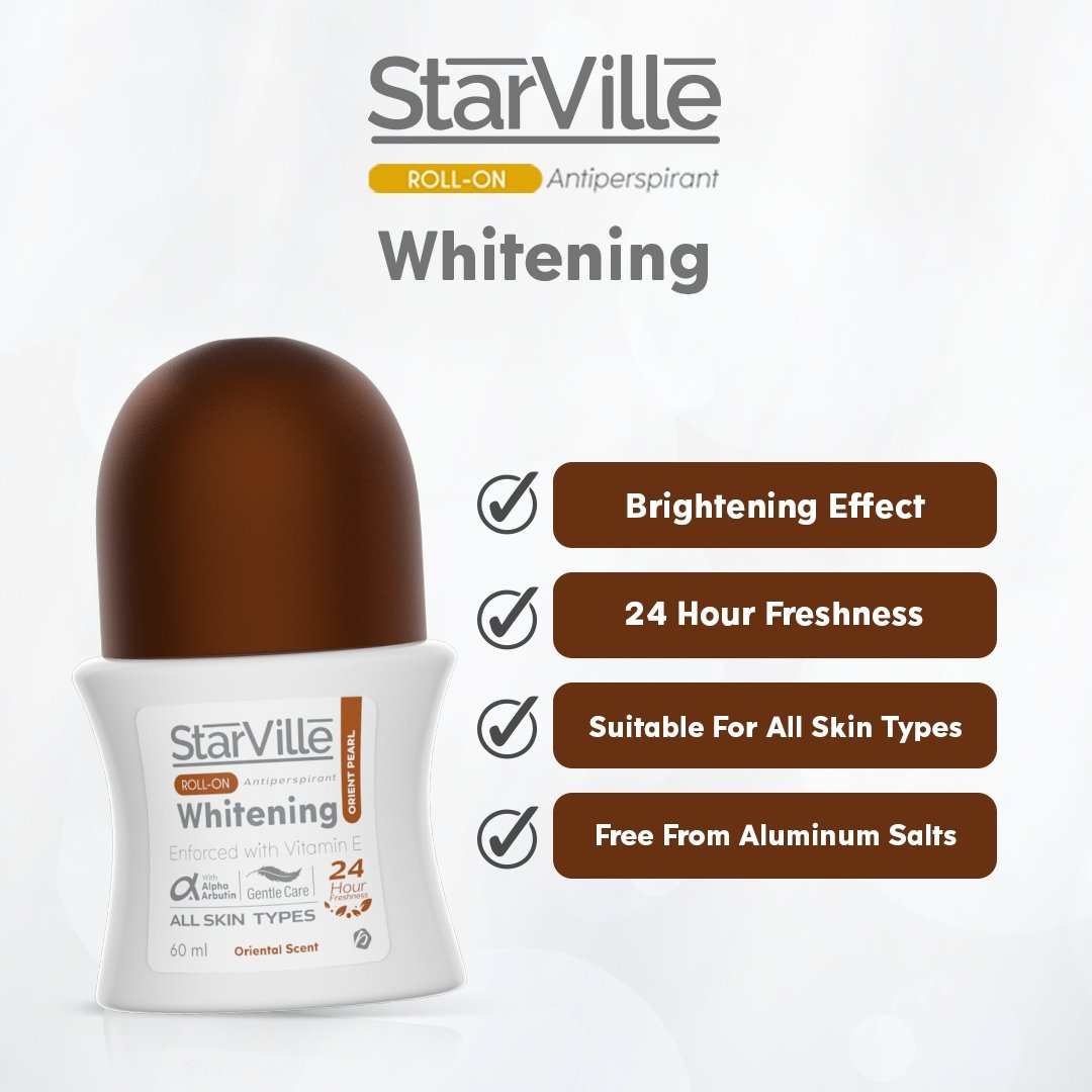 Starville Whitening Roll On Orient Pearl Scent 60 ml
