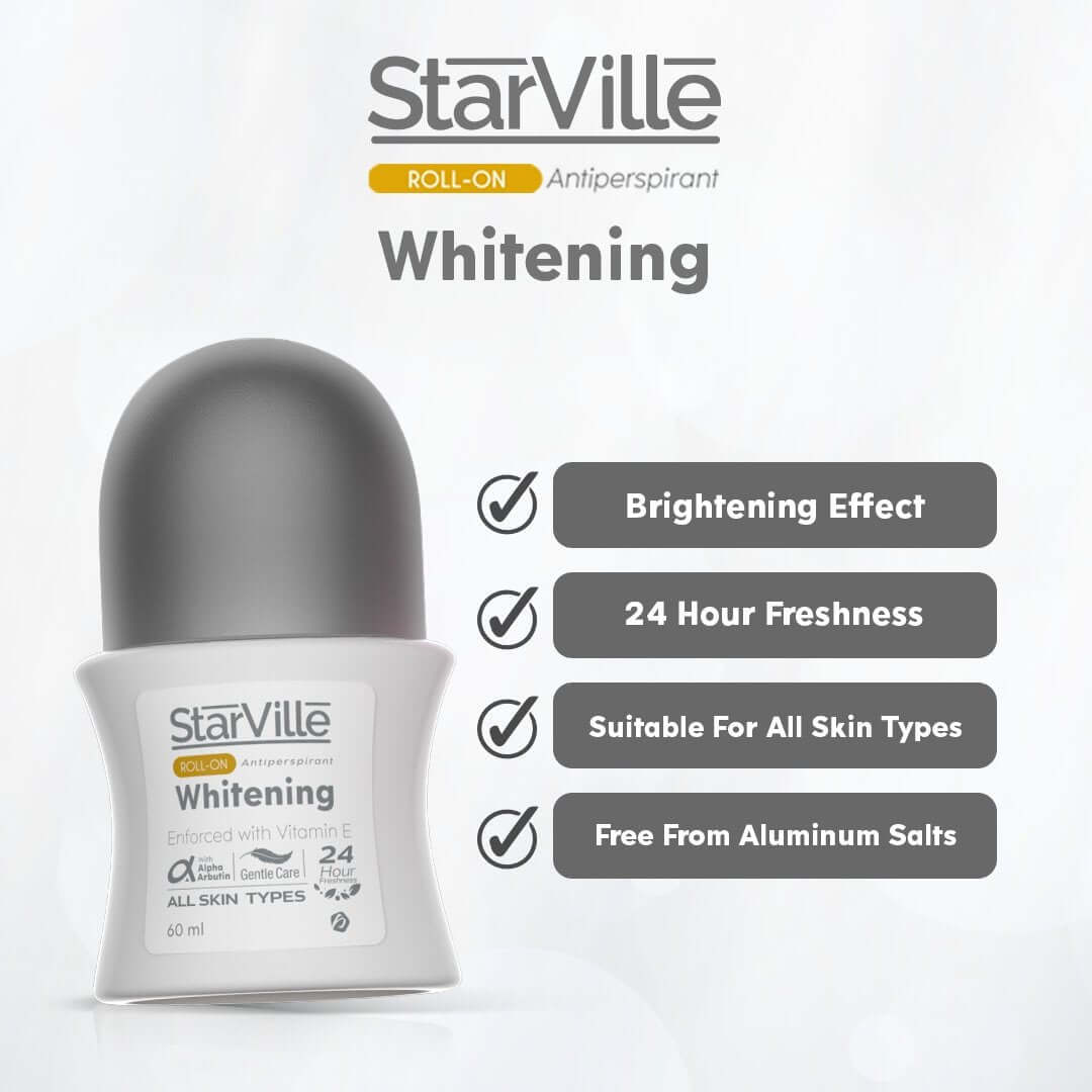 Starville Whitening Roll On Lavender Scent 60 ml