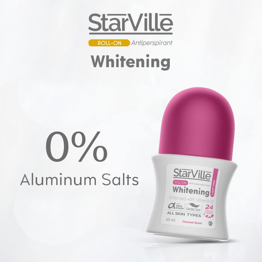 Starville Whitening Roll on Light Pink with Coconut Scent 60 ml