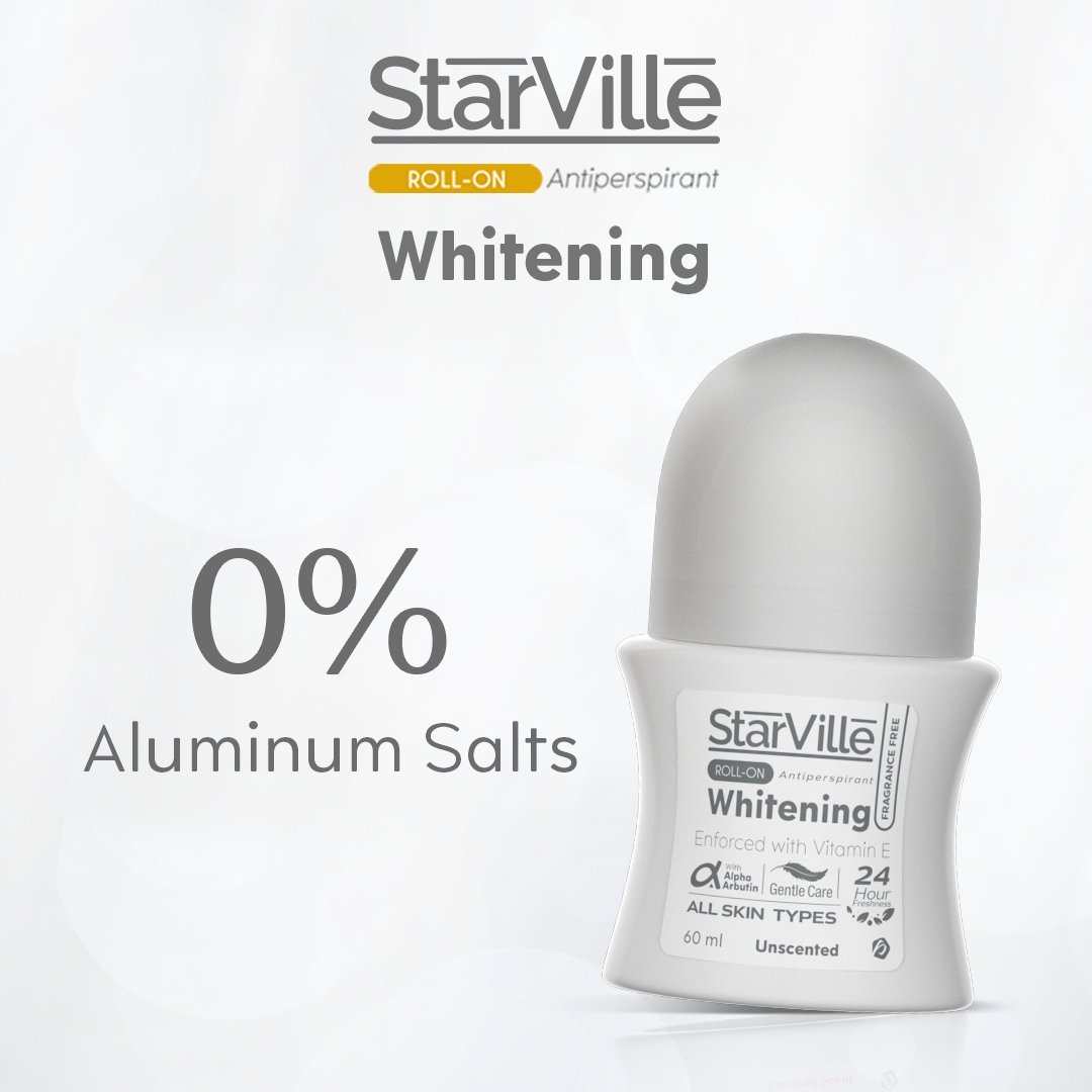 Starville Whitening Roll On Fragrance Free 60 ml