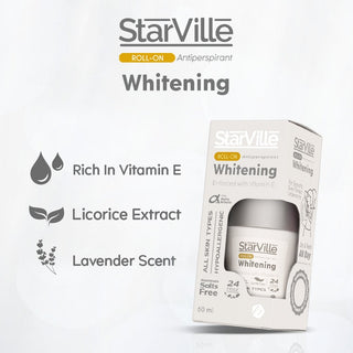 Starville Whitening Roll On Lavender Scent 60 ml
